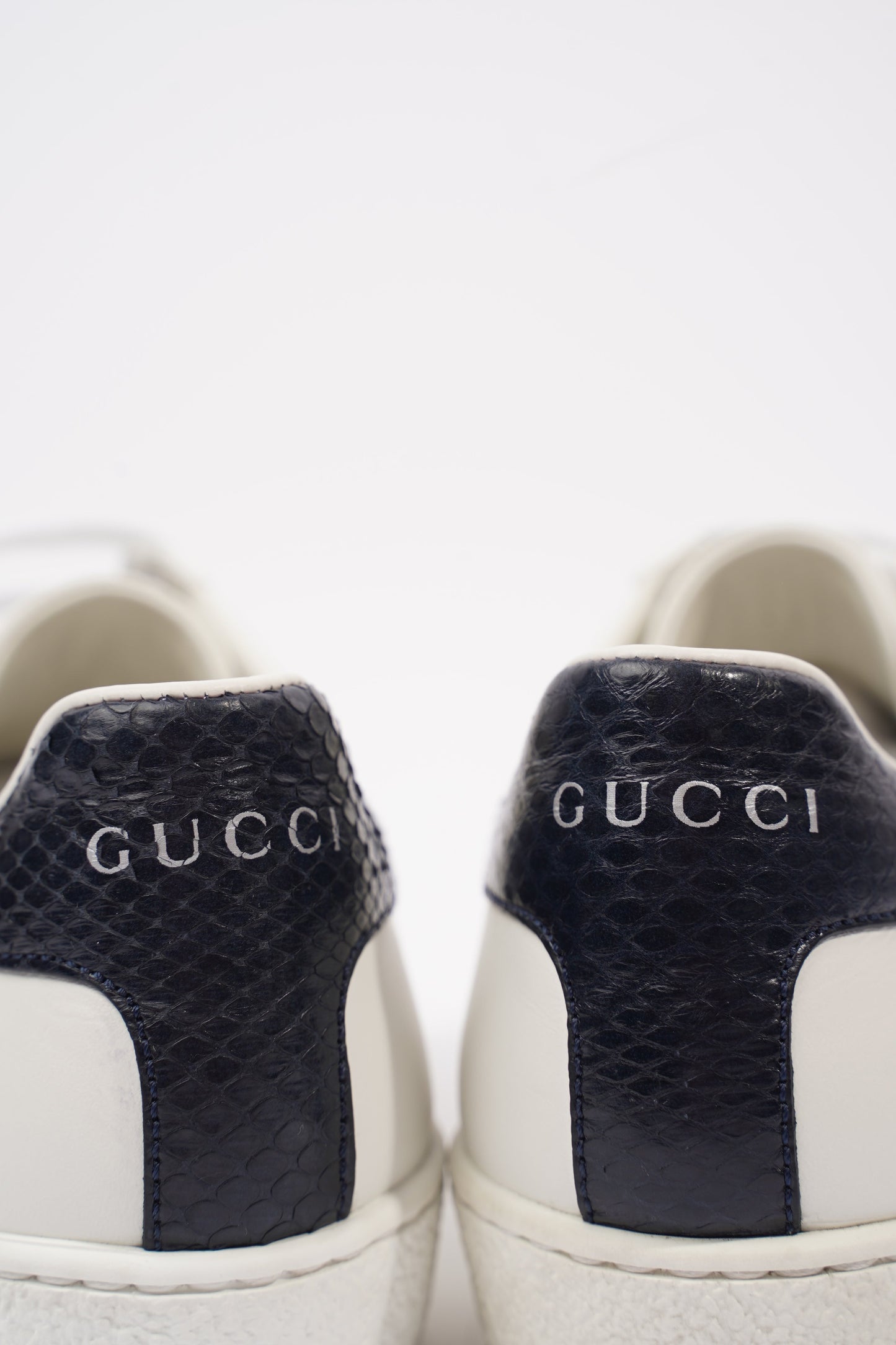 Gucci Ace White / Navy / Red Leather EU 36 UK 3