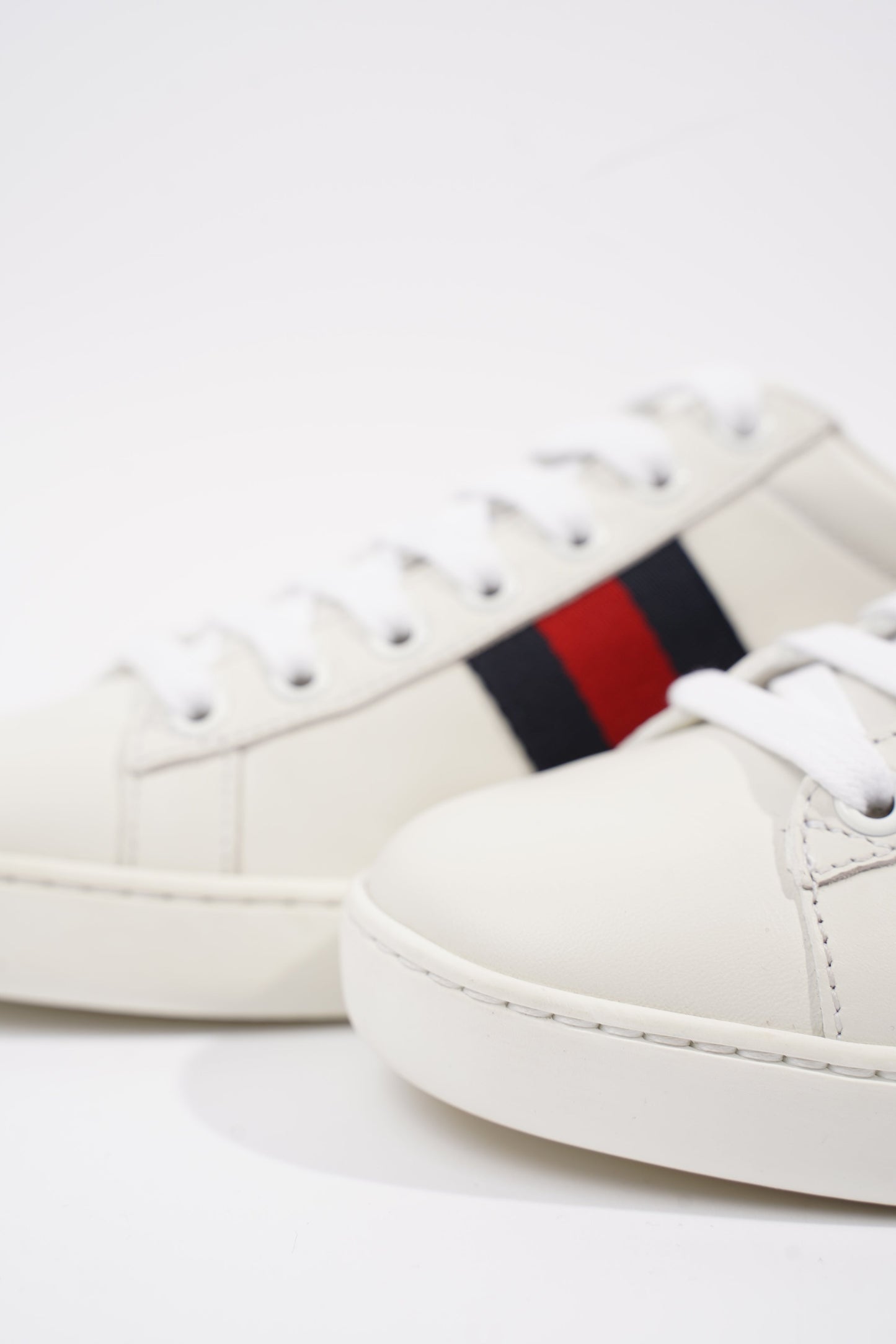 Gucci Ace White / Navy / Red Leather EU 36 UK 3