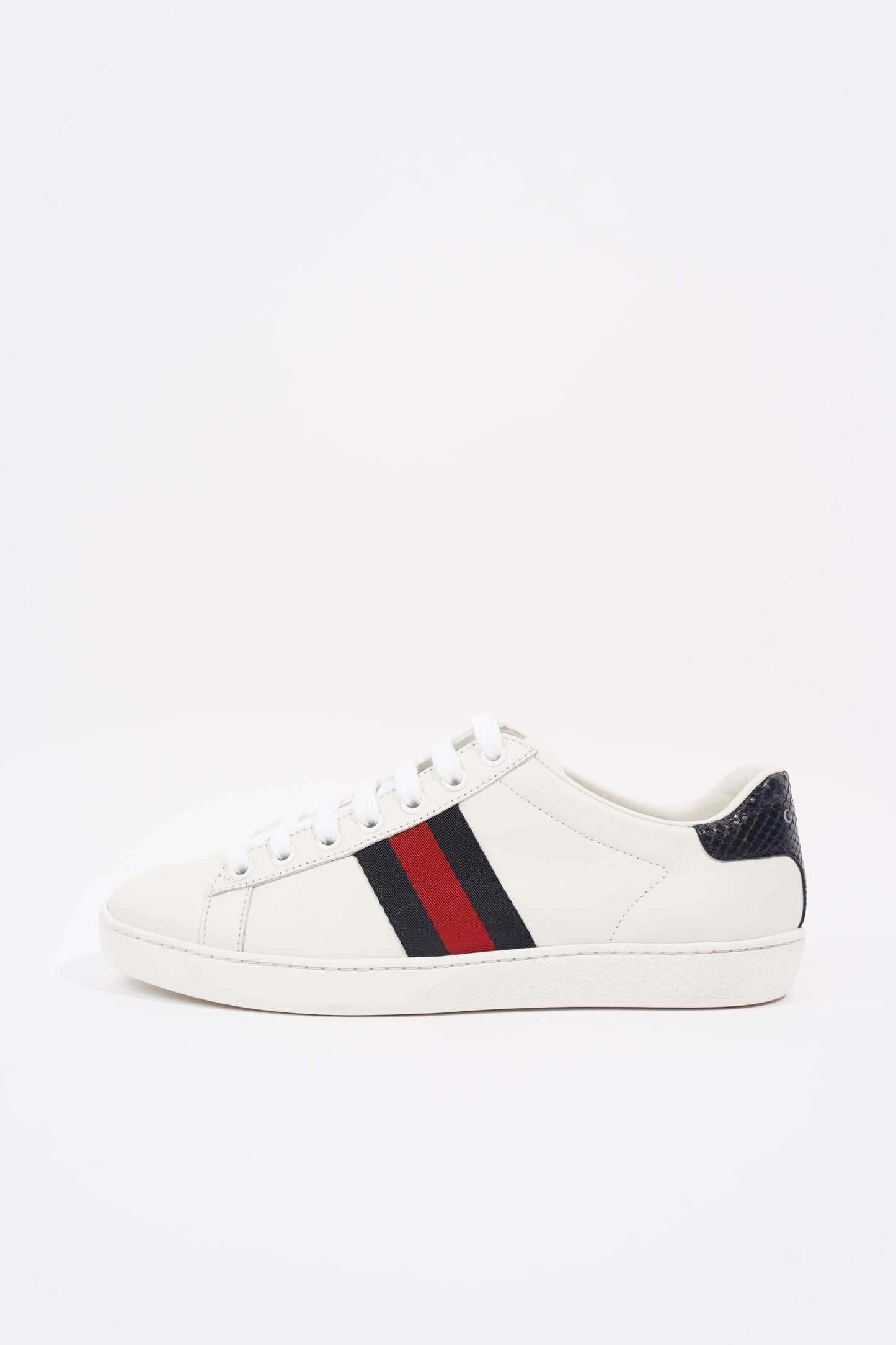 Gucci Ace White / Navy / Red Leather EU 36 UK 3