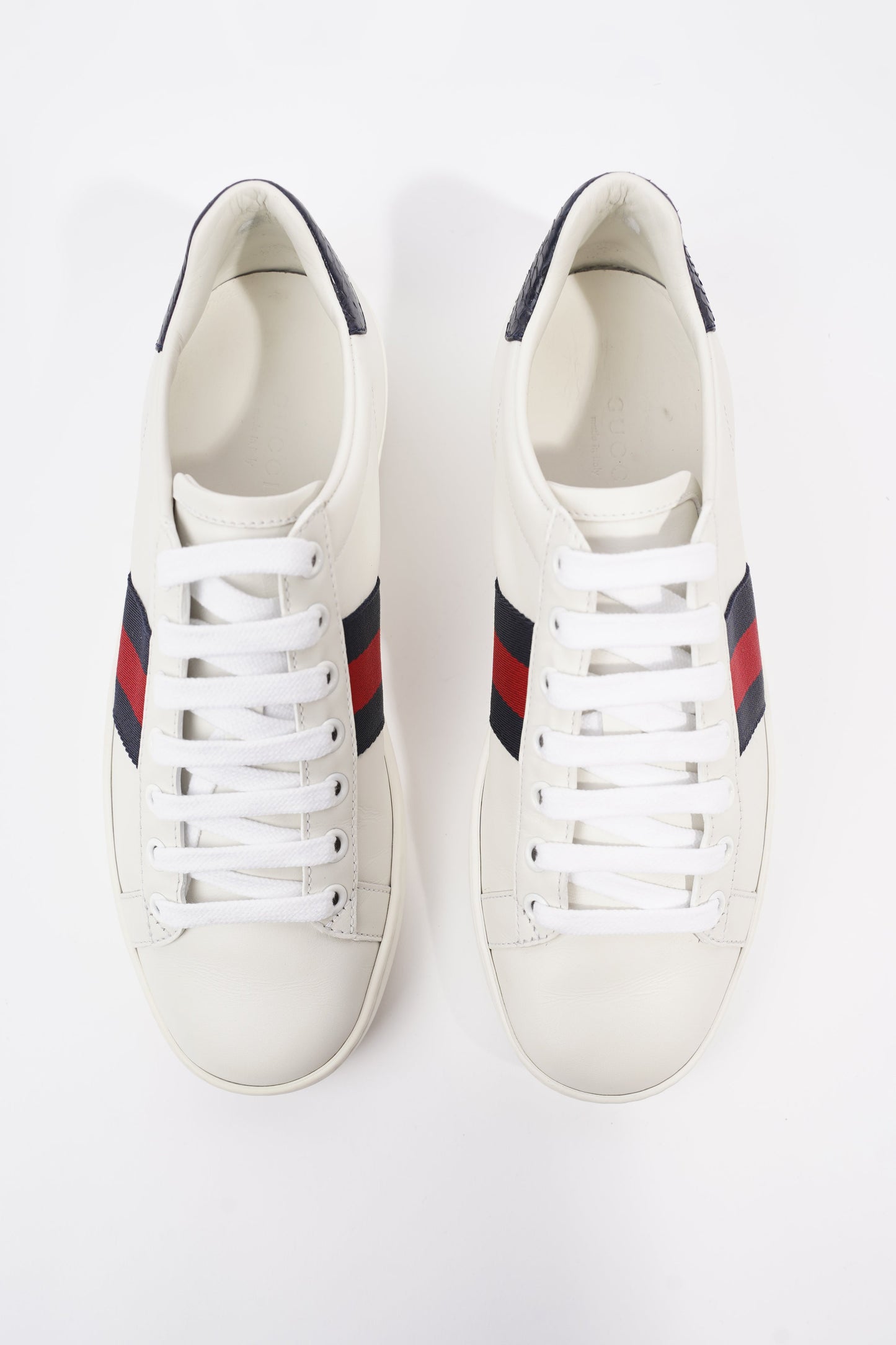 Gucci Ace White / Navy / Red Leather EU 36 UK 3