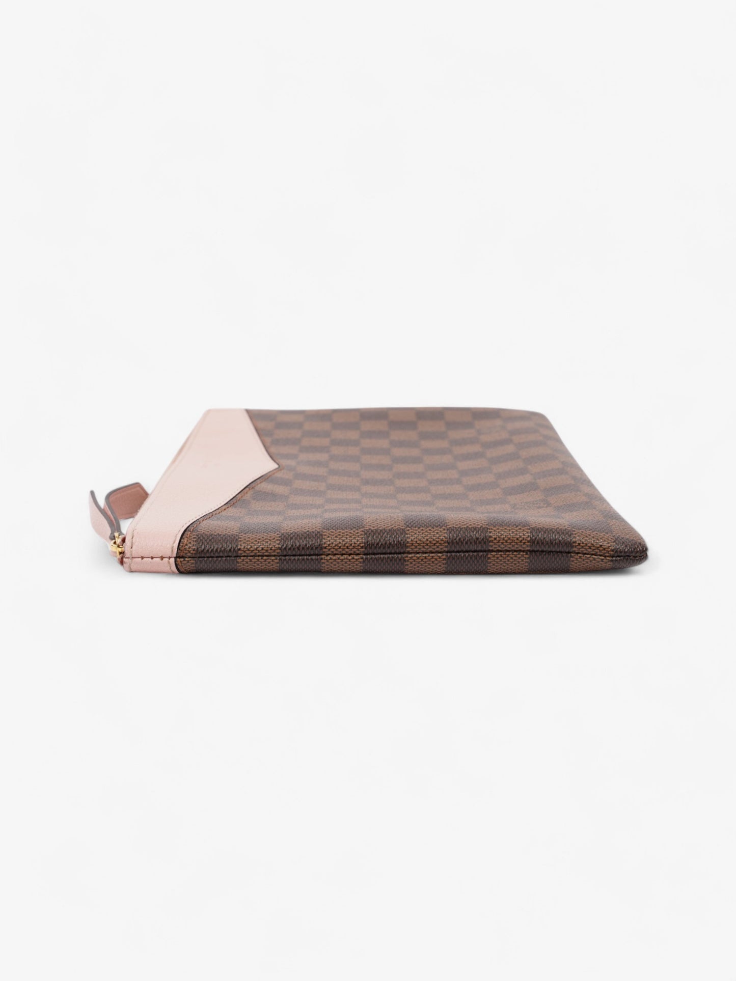 Louis Vuitton Daily Pouch Damier Ebene / Rose Ballerine Canvas