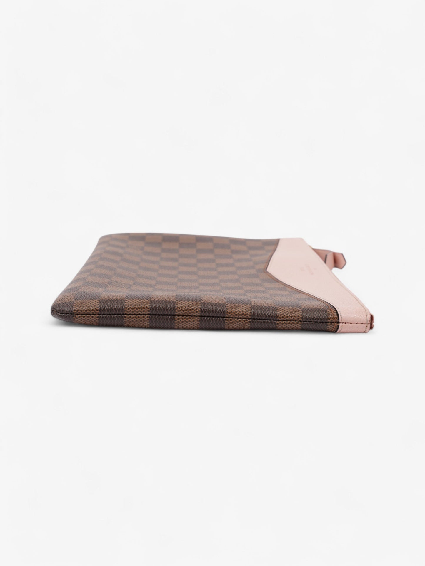 Louis Vuitton Daily Pouch Damier Ebene / Rose Ballerine Canvas