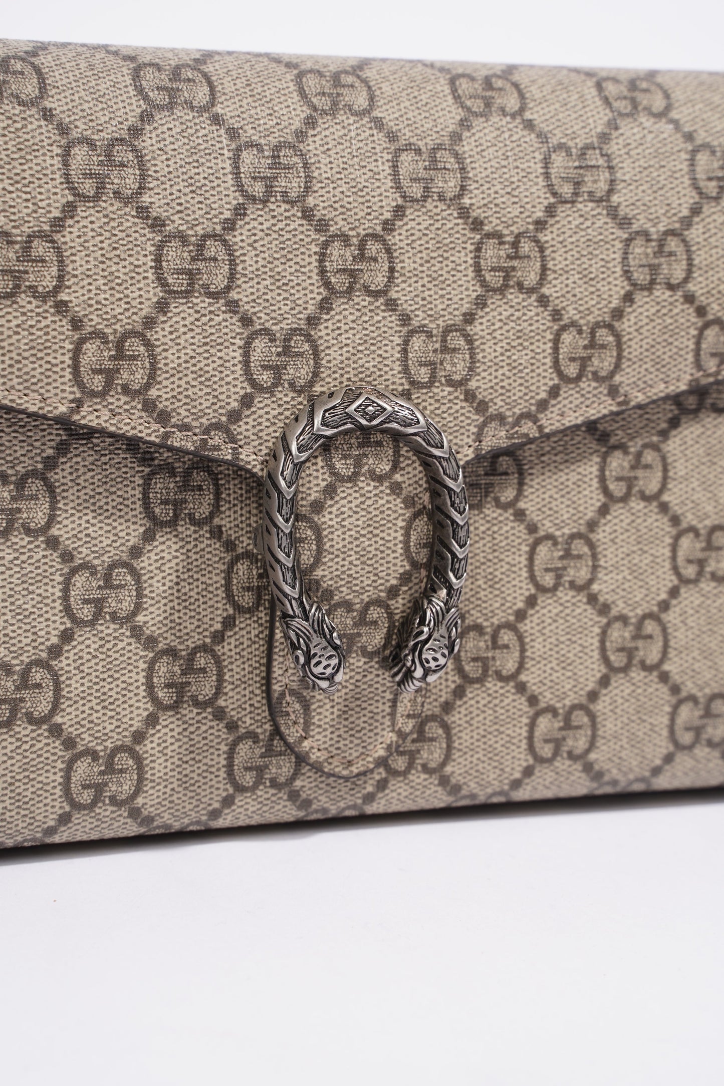 Gucci Dionysus Chain Wallet Supreme Coated Canvas