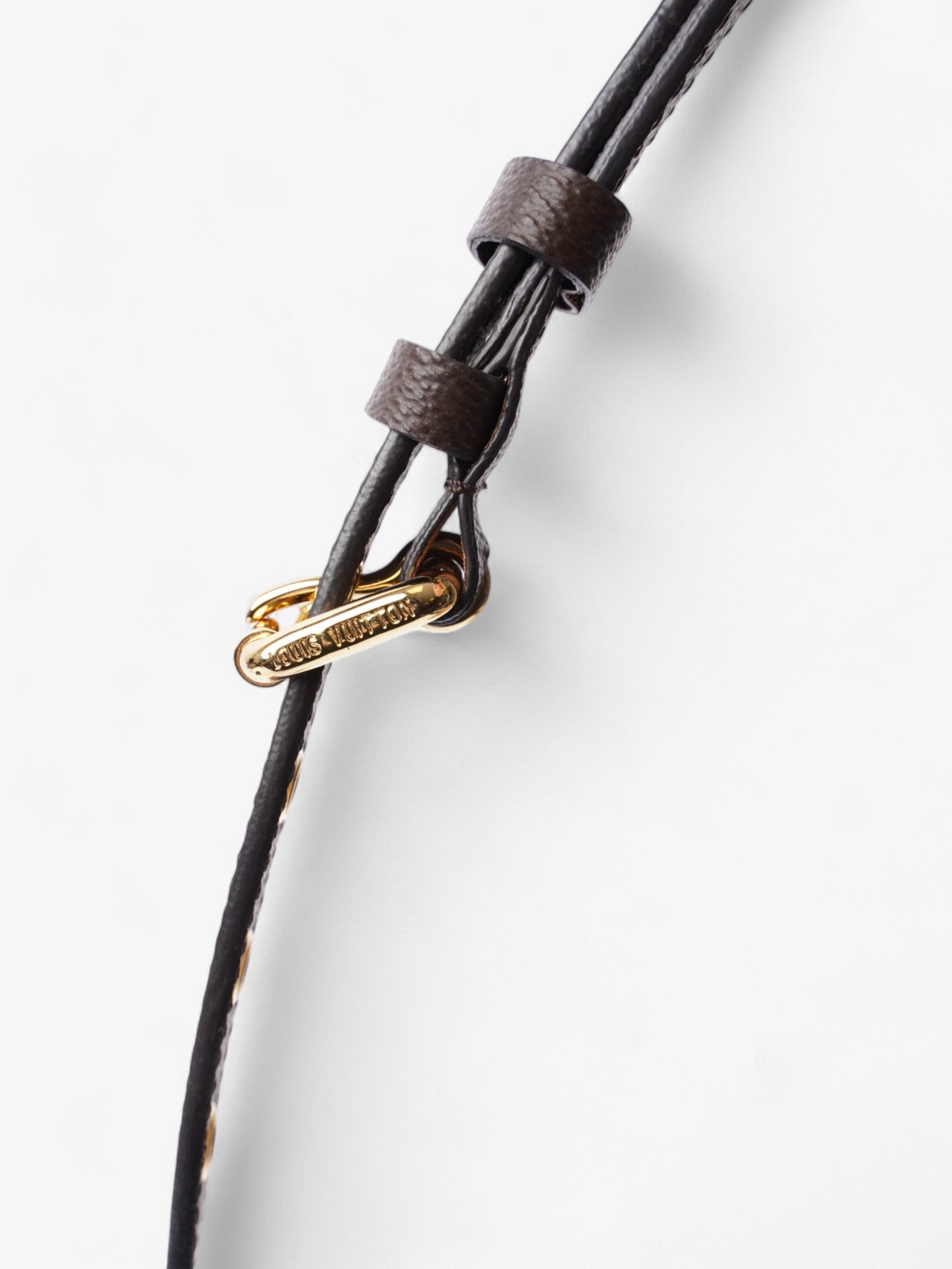 Louis Vuitton Bandoulière Bag Strap Monogram / Gold Coated Canvas