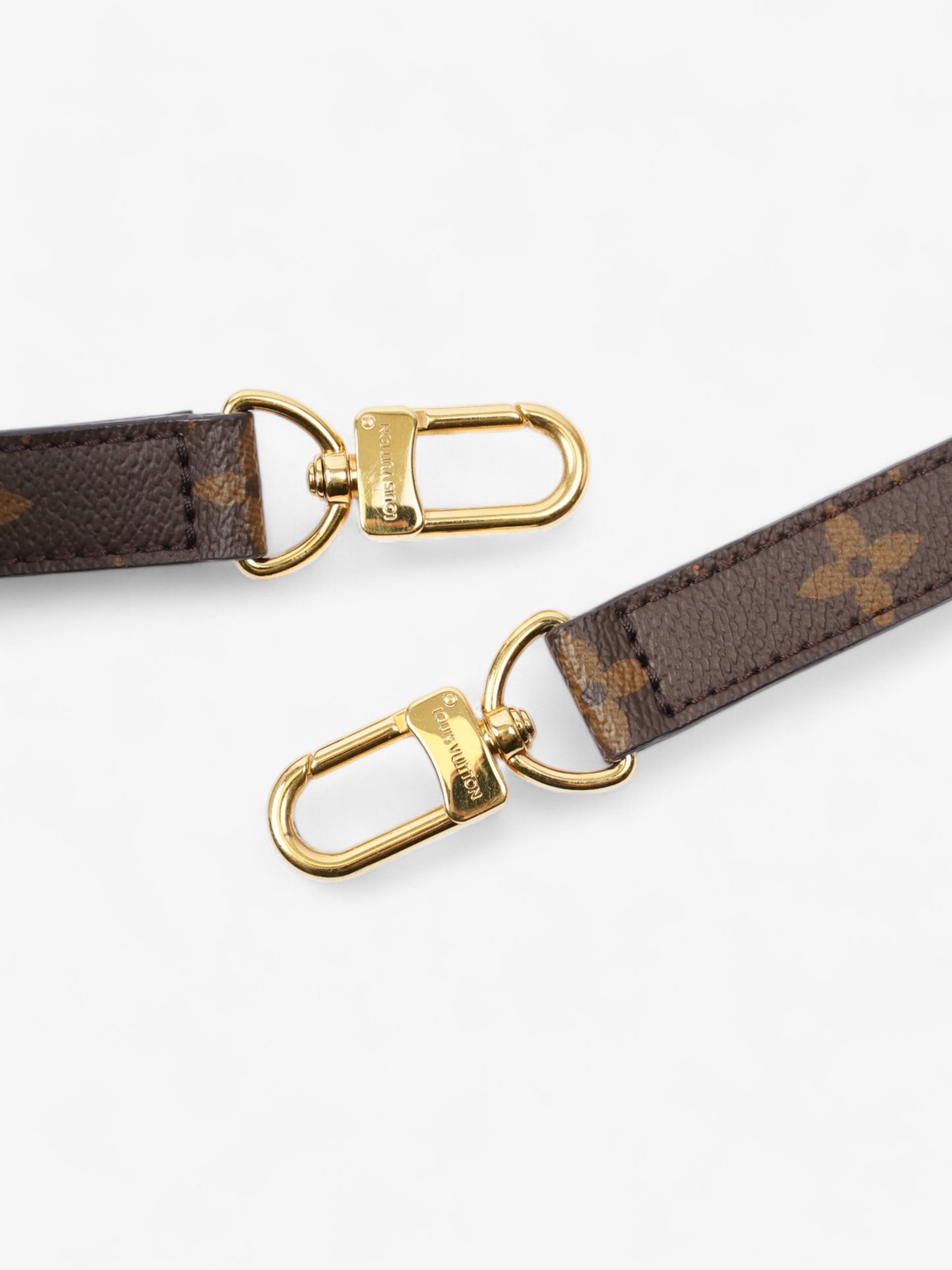 Louis Vuitton Bandoulière Bag Strap Monogram / Gold Coated Canvas