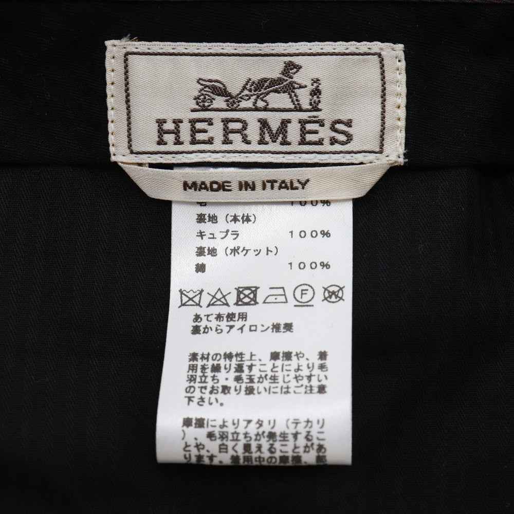 HERMES Pants wool gray mens 42 Used