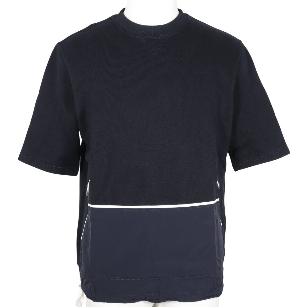 HERMES sweat cotton black Short sleeve mens S Used