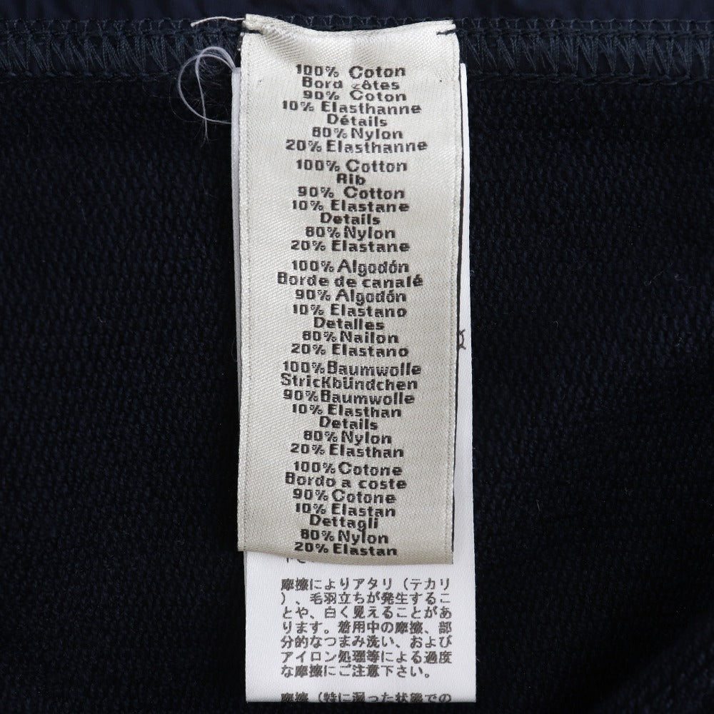 HERMES sweat cotton black Short sleeve mens S Used