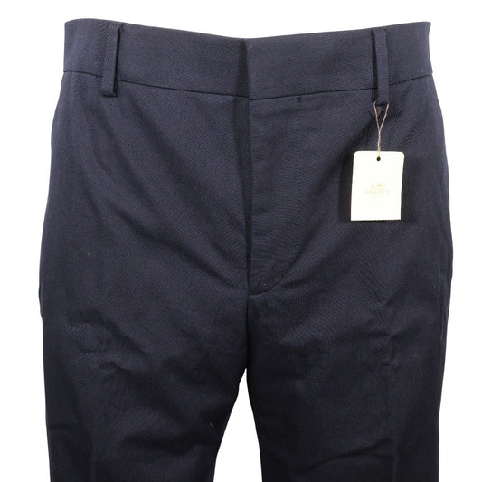 HERMES Pants H835210H40142 cotton Navy blue mens 42 Used
