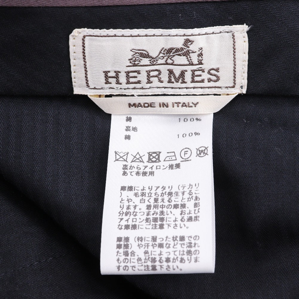 HERMES Pants H835210H40142 cotton Navy blue mens 42 Used