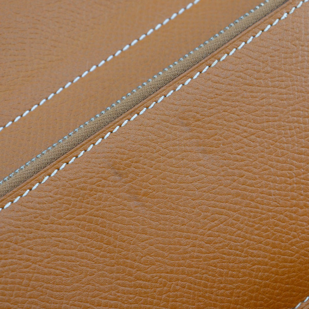 HERMES Long Wallet Purse Epsom Brown Kelly wallet medium