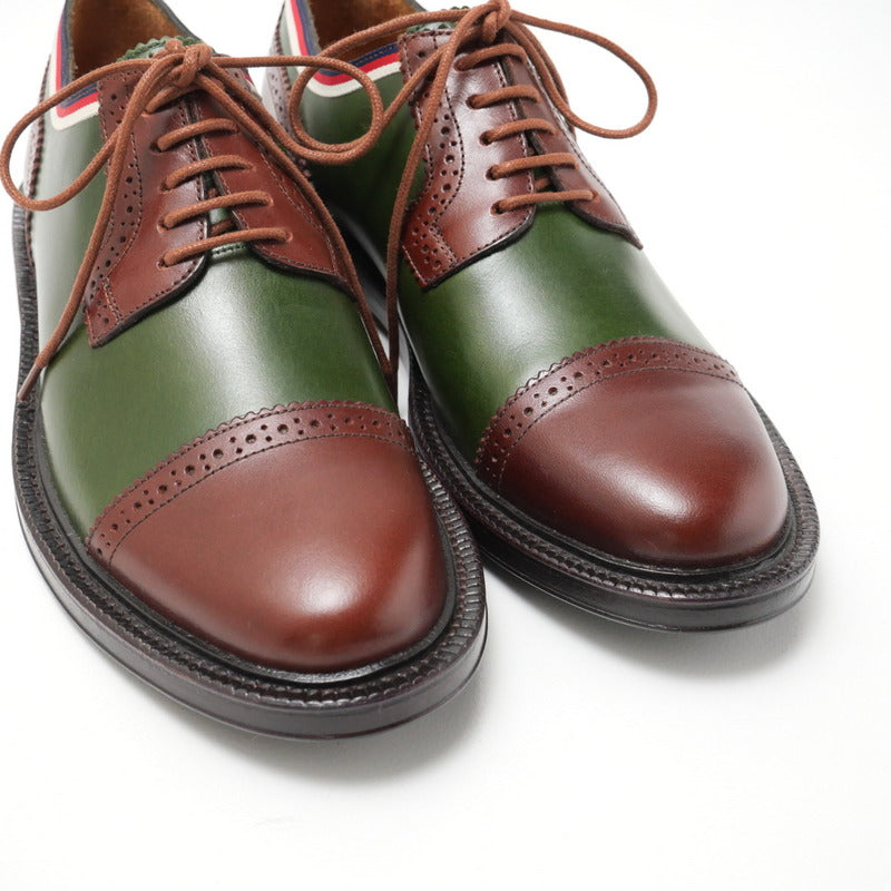 GUCCI Other shoes 496259 leather Green / brown 5