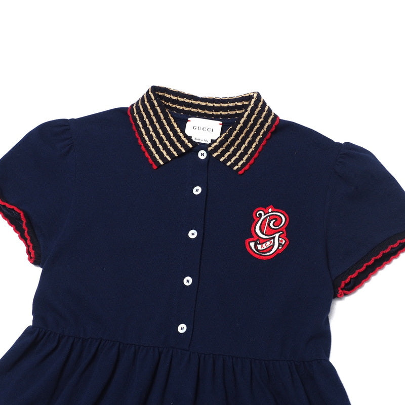 GUCCI one piece cotton Navy 12