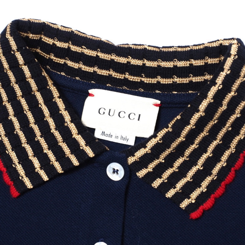 GUCCI one piece cotton Navy 12