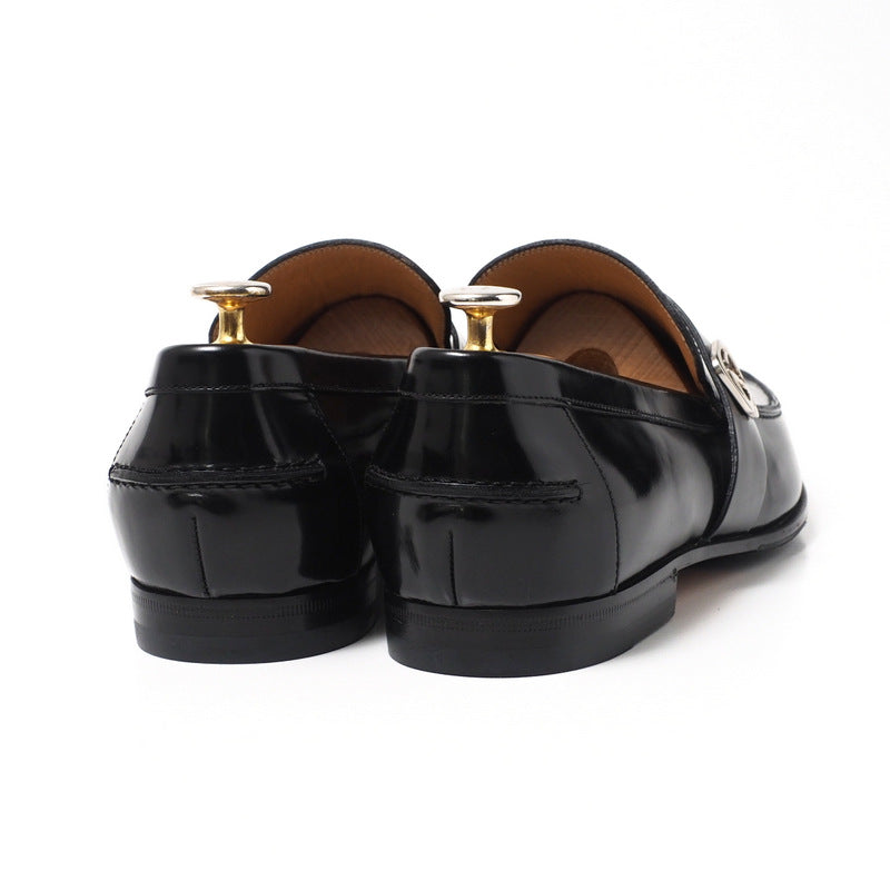 GUCCI loafers 233506 leather black 7