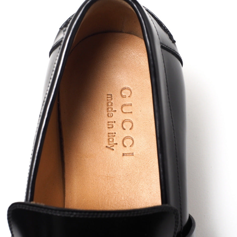 GUCCI loafers 233506 leather black 7