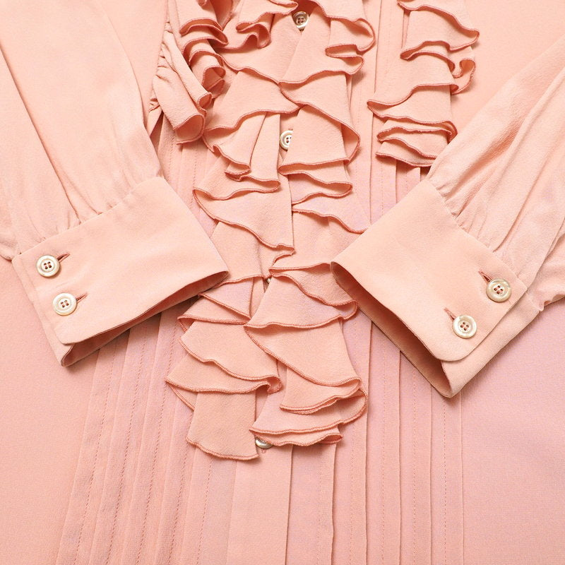 GUCCI blouse 544889 silk pink 42