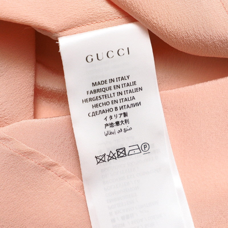 GUCCI blouse 544889 silk pink 42