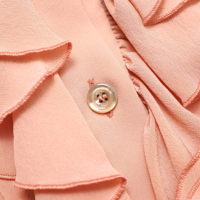GUCCI blouse 544889 silk pink 42