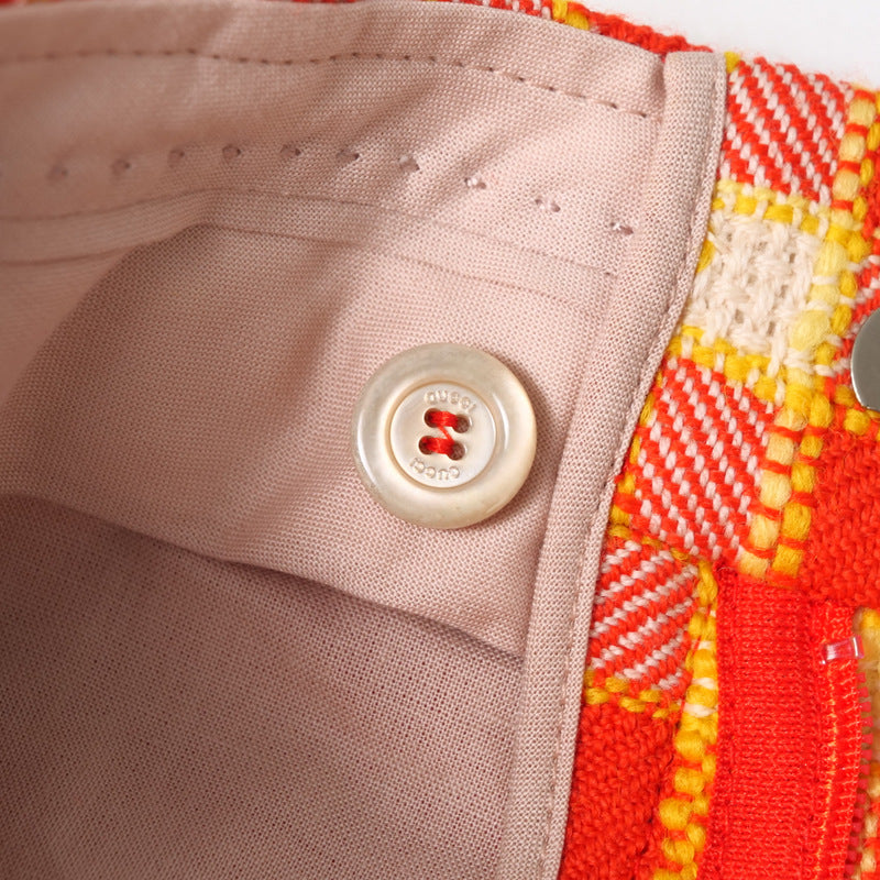 GUCCI Shorts 609574 tweed Orange x yellow 42