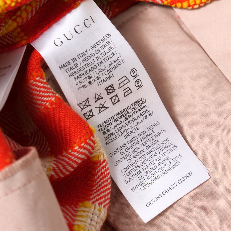 GUCCI Shorts 609574 tweed Orange x yellow 42