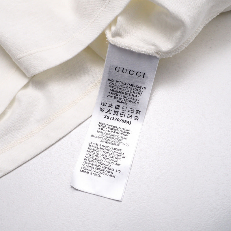 GUCCI Short sleeve T-shirt 548334XJDNC cotton Ivory XS（170/88A）