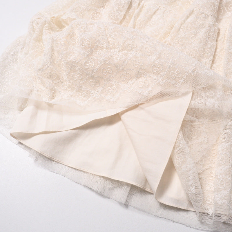 GUCCI Mini skirt 657779 race Ivory 10