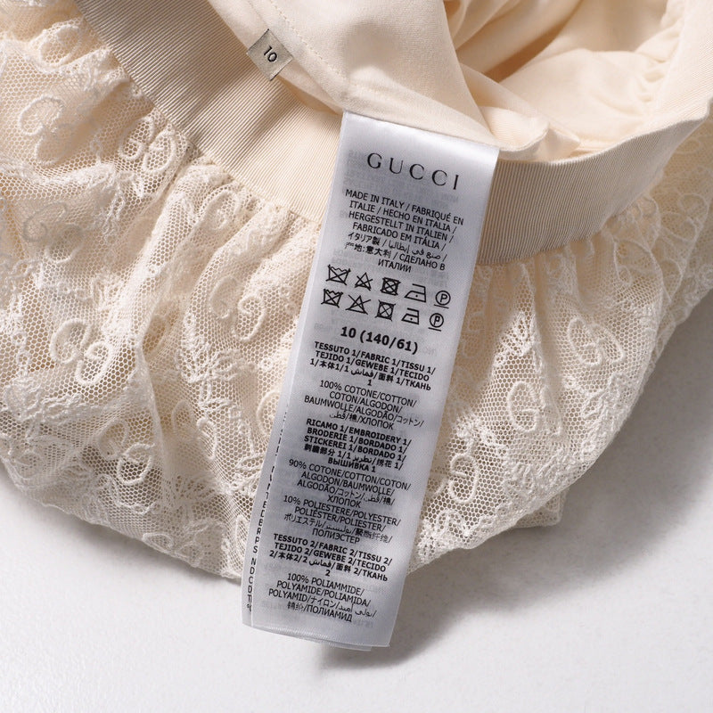 GUCCI Mini skirt 657779 race Ivory 10