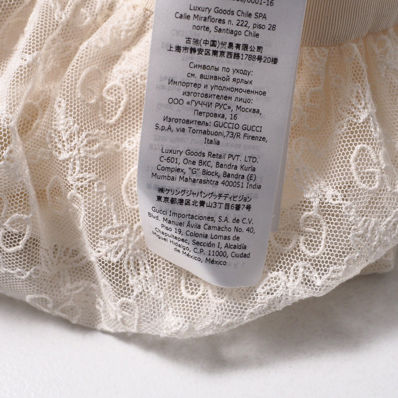 GUCCI Mini skirt 657779 race Ivory 10