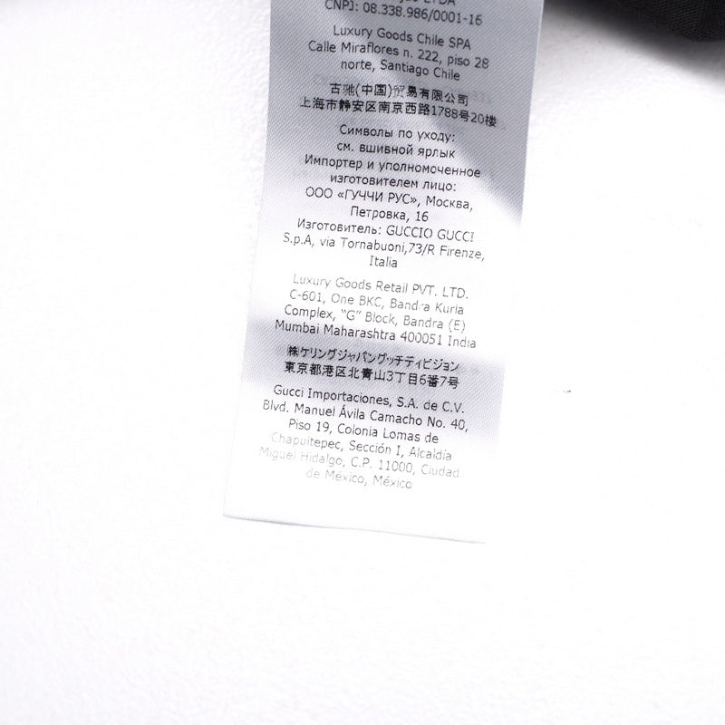 GUCCI Short sleeve T-shirt 610190 cotton Charcoal gray type 10（140/68）