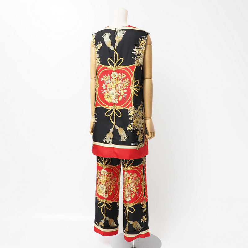 GUCCI setup 550968/545289 silk Black / red 40