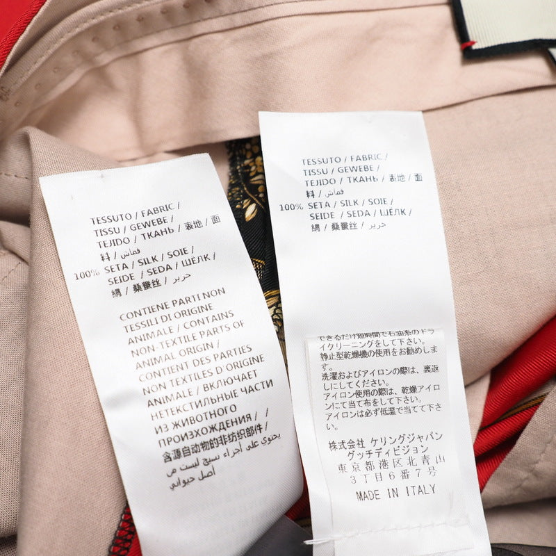 GUCCI setup 550968/545289 silk Black / red 40