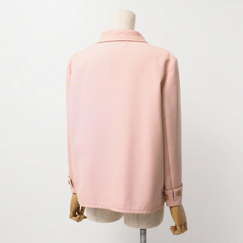 GUCCI Jacket 690932 98% rayon, 2% silk pink 42（170/92Y）