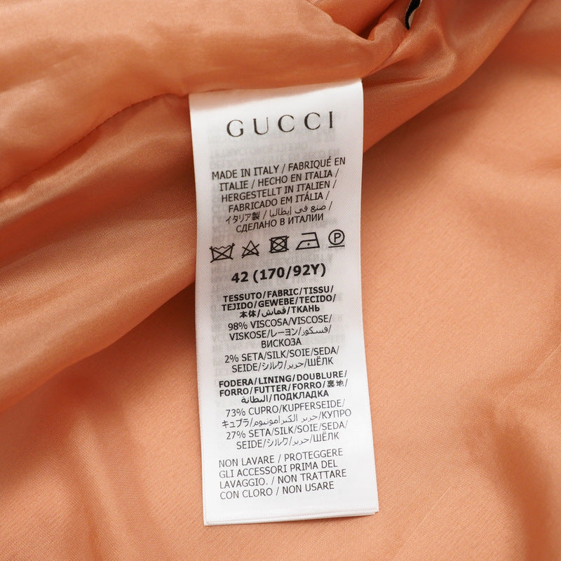 GUCCI Jacket 690932 98% rayon, 2% silk pink 42（170/92Y）