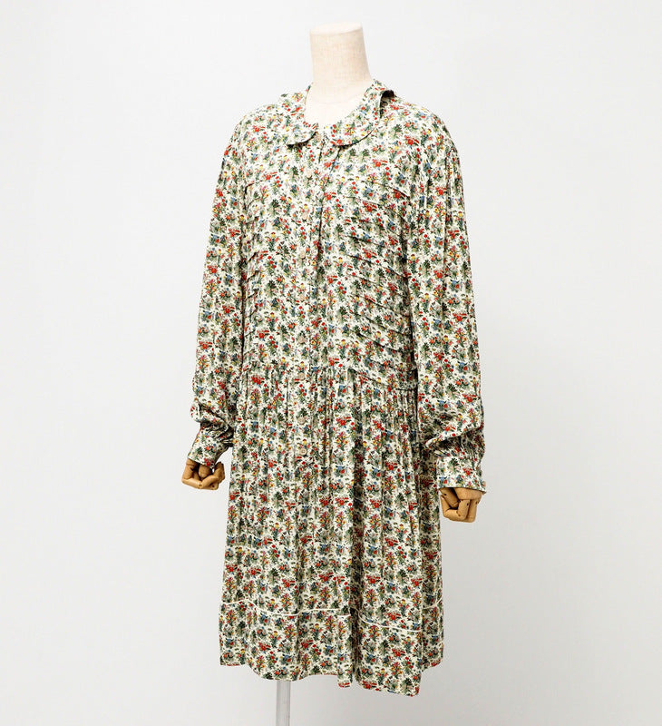 GUCCI one piece 633291 Rayon Beige/Green/Red/Yellow 42（170/92Y）