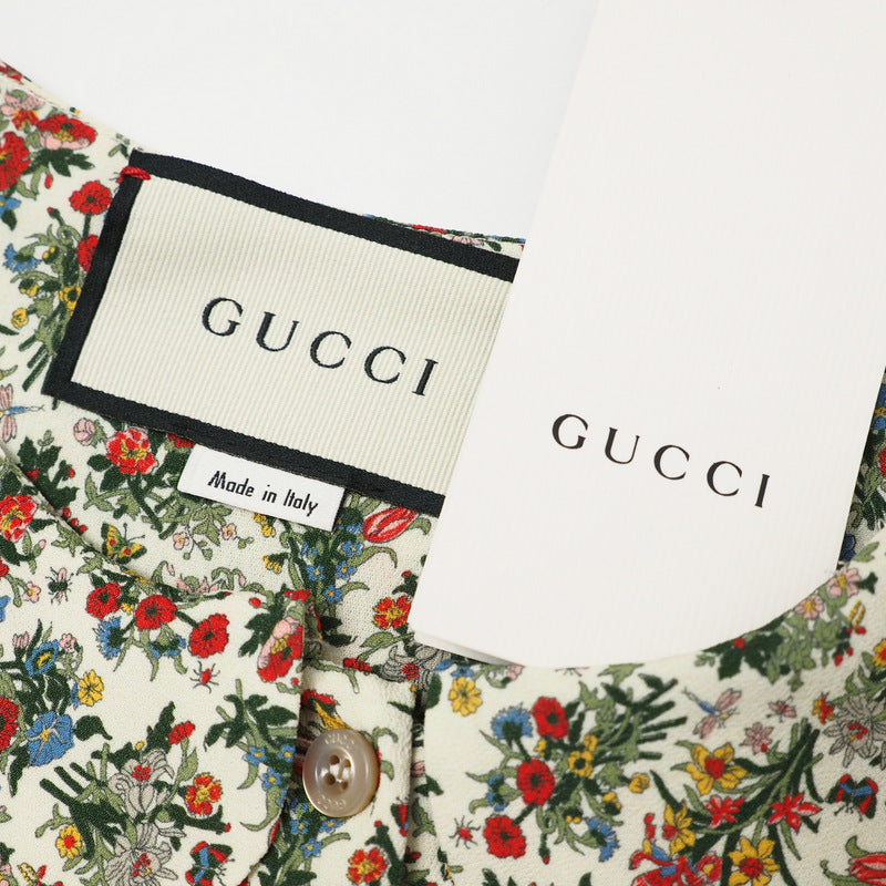 GUCCI one piece 633291 Rayon Beige/Green/Red/Yellow 42（170/92Y）