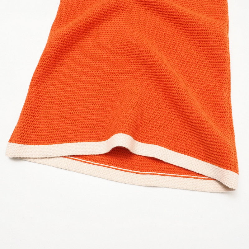 GUCCI one piece 635069 knit Orange / beige M