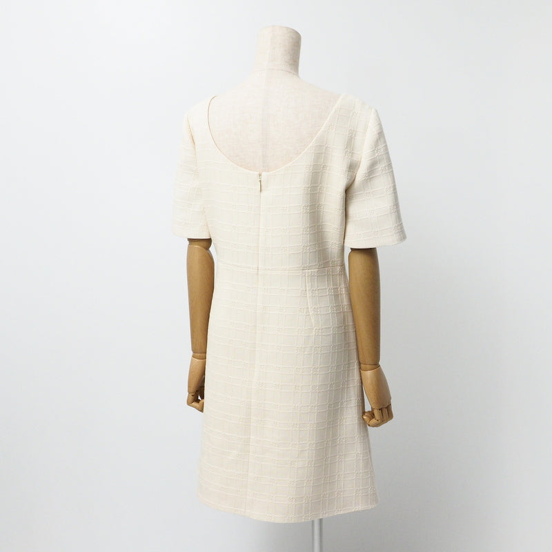 GUCCI one piece 631480 tweed Ivory 42