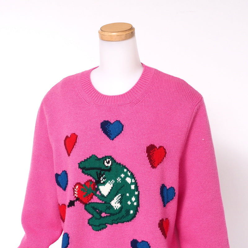 GUCCI sweater 579956 wool pink S