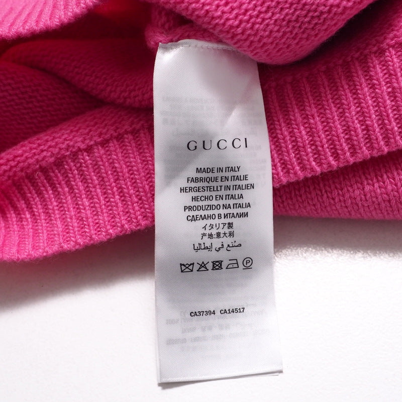 GUCCI sweater 579956 wool pink S