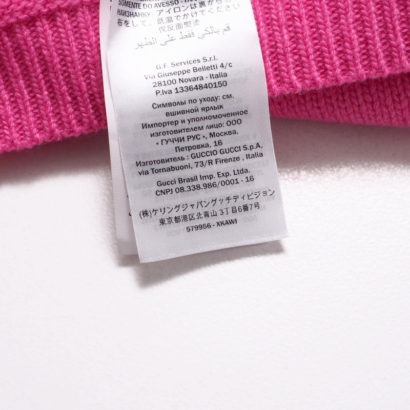 GUCCI sweater 579956 wool pink S