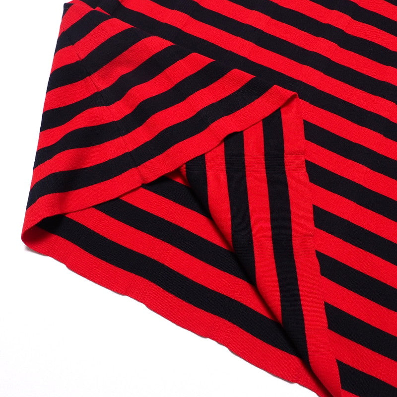 GUCCI one piece 657895 cotton Navy / Red M