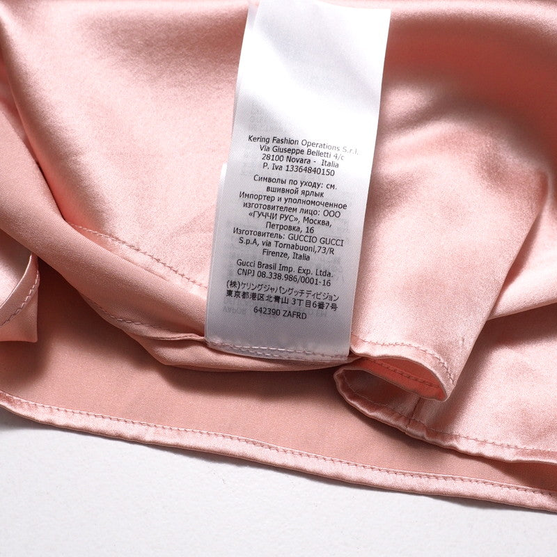 GUCCI blouse 642390 silk pink 42