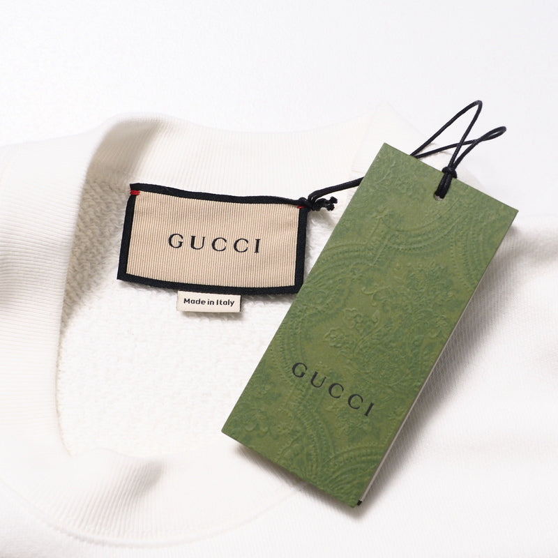 GUCCI sweat 617964 cotton white S