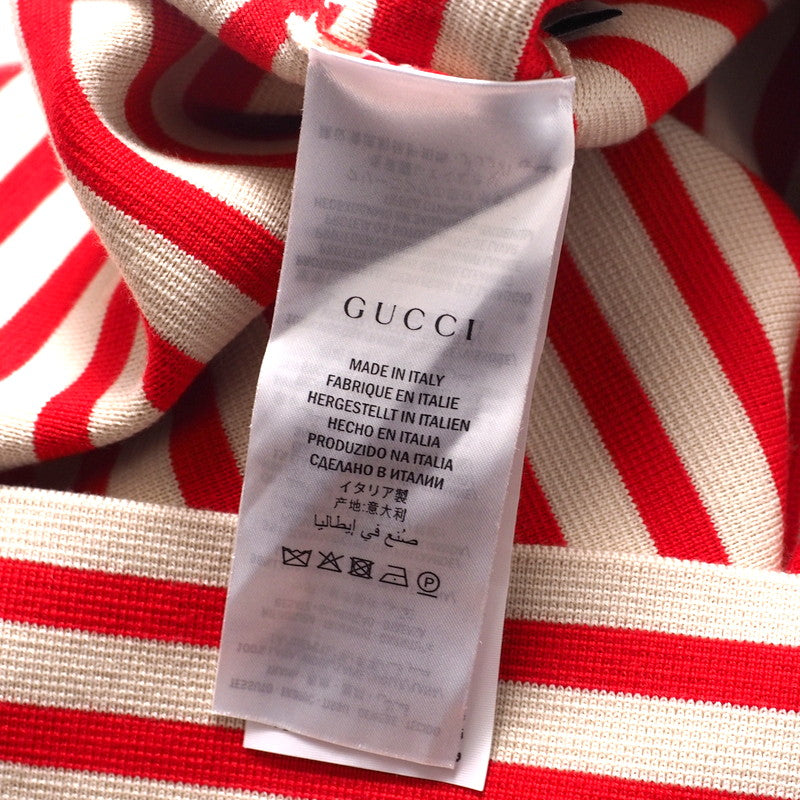 GUCCI sweater 572594 knit Beige / red M