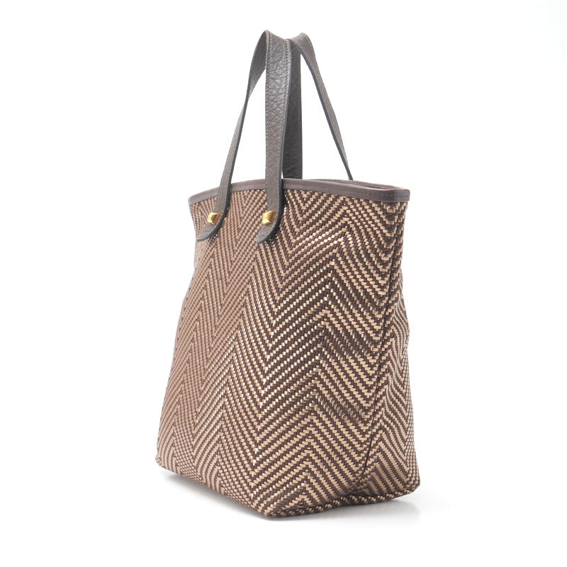 HERMES Tote Bag leather Brown Kaba Chennai PM