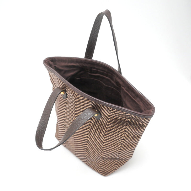 HERMES Tote Bag leather Brown Kaba Chennai PM
