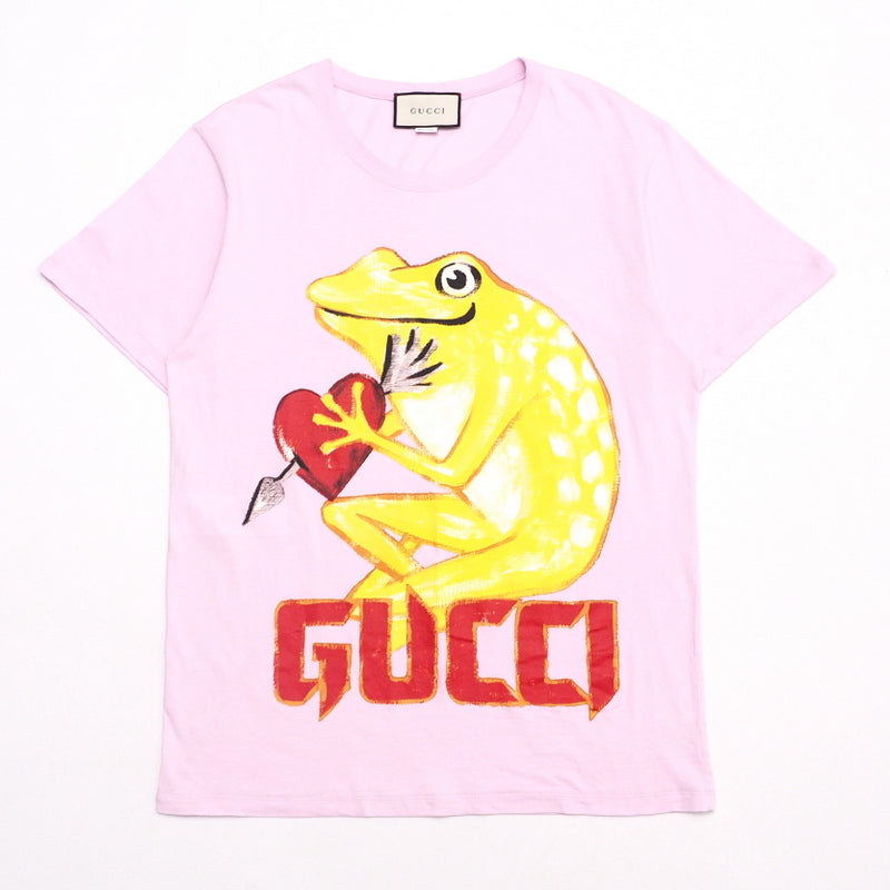 GUCCI Short sleeve T-shirt cotton pink M