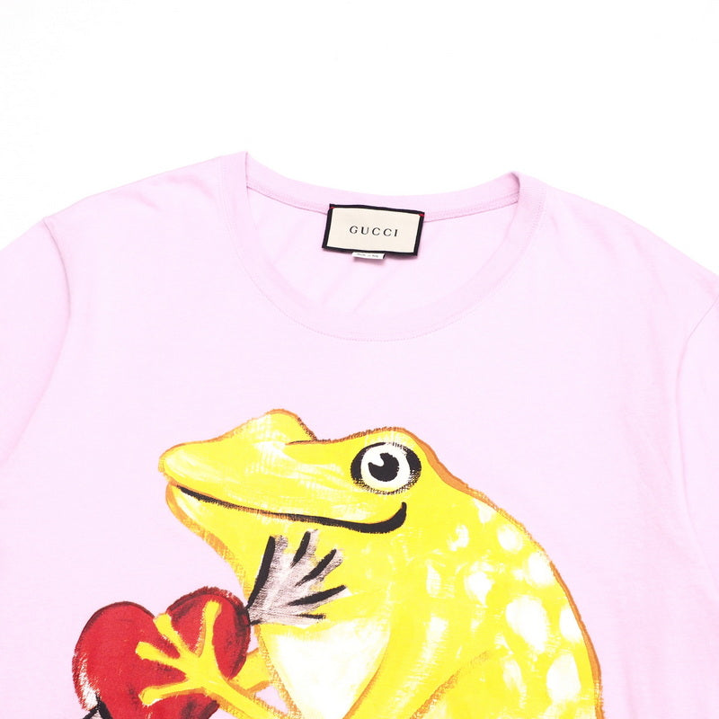 GUCCI Short sleeve T-shirt cotton pink M