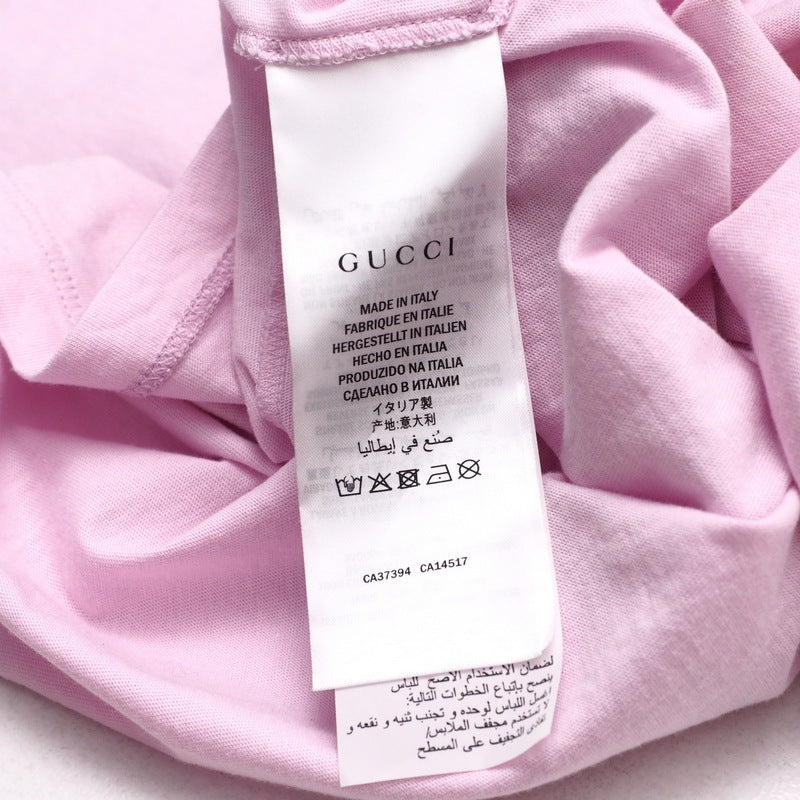 GUCCI Short sleeve T-shirt cotton pink M